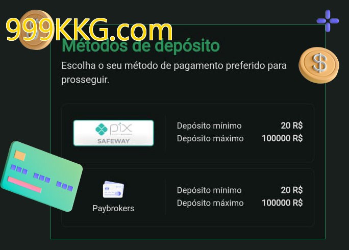 O cassino 999KKG.combet oferece uma grande variedade de métodos de pagamento