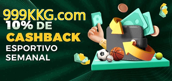 10% de bônus de cashback na 999KKG.com