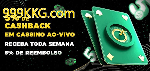 Promoções do cassino ao Vivo 999KKG.com